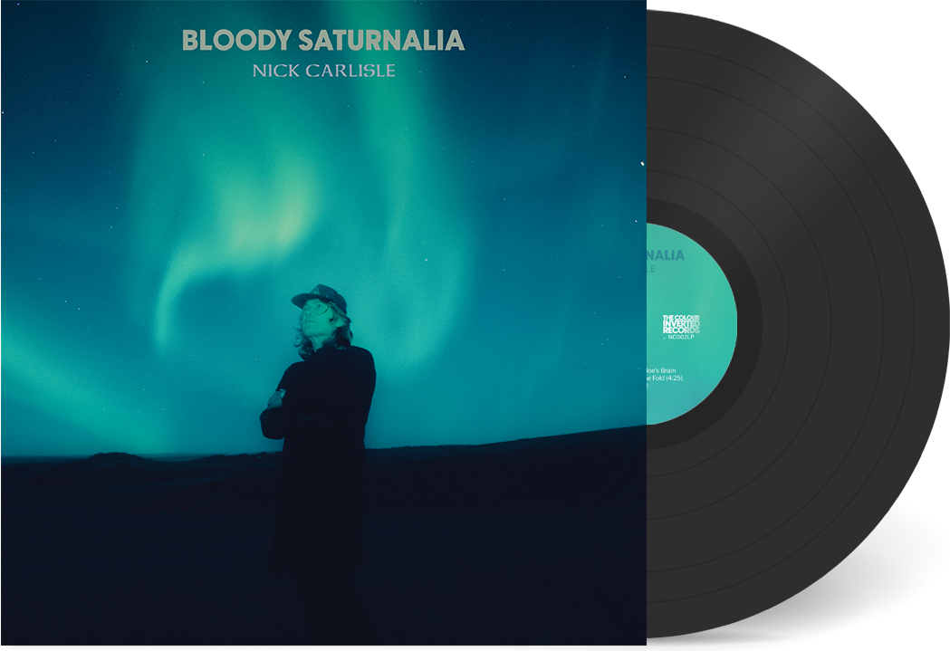 "Bloody Saturnalia" gatefold vinyl LP by Nick Carlisle