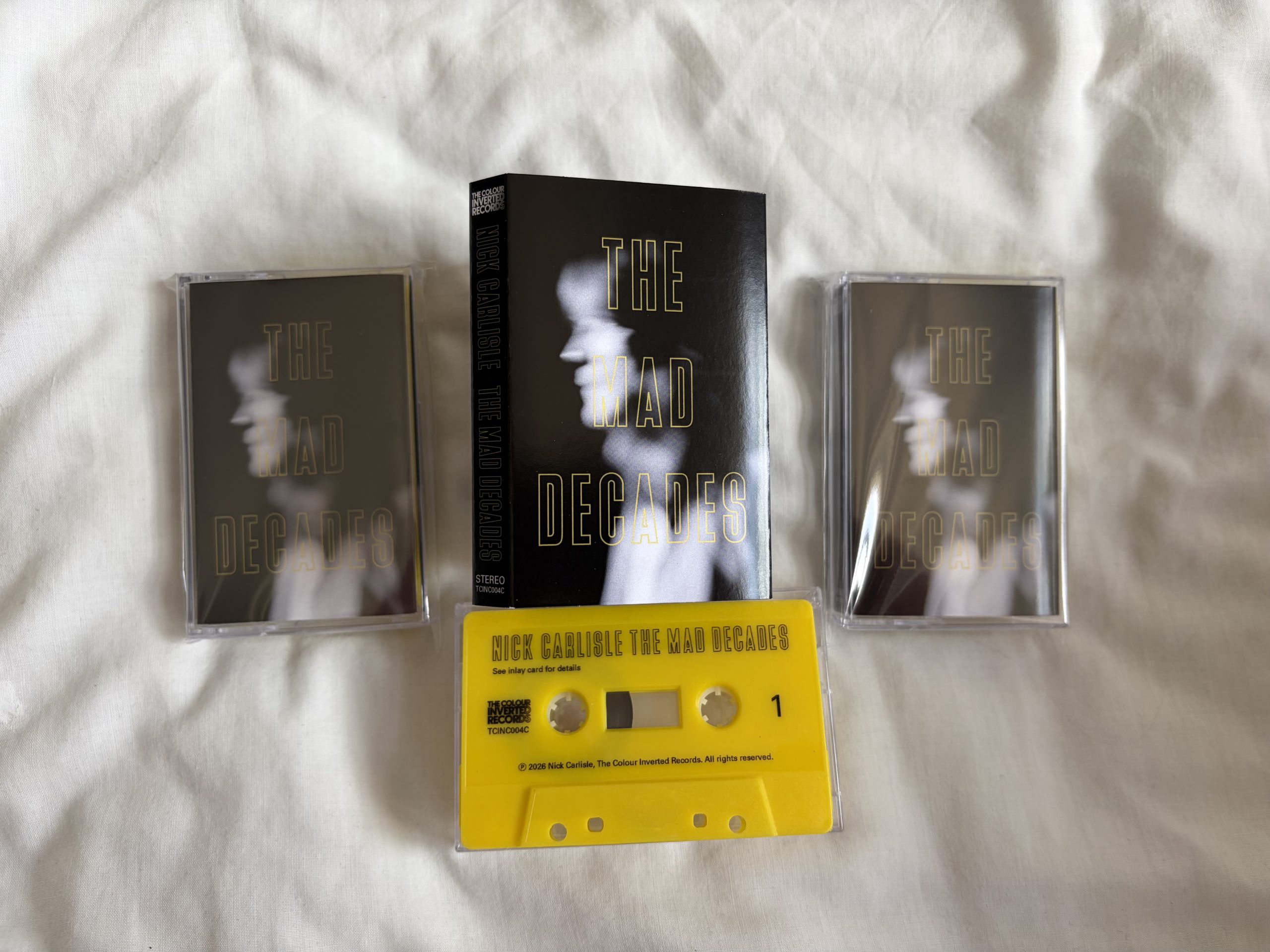 Nick Carlisle - The Mad Decades album, Cassette edition